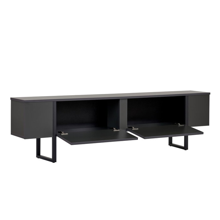 Nordure Soporte para TV Antracita y Negro